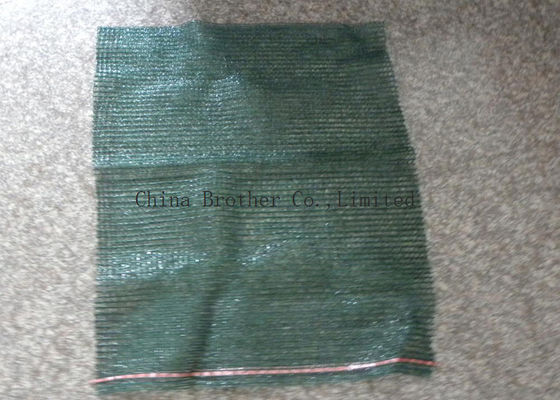 Plastic Polypropylene Woven Industrial Mesh Bags Tubular For Orange / Garlic
