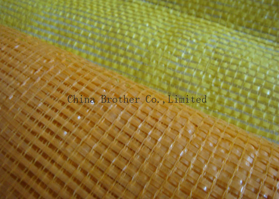Plastic Woven Raschel Industrial Mesh Bags For Packing Corn 30kg / 40kg