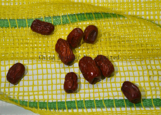 PE Polyethylene Woven Net Industrial Mesh Bags Multi Color For Food Packing