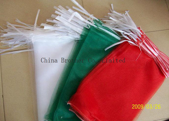 PP Woven Mesh Produce Bags Recyclable 20 - 50 Kg