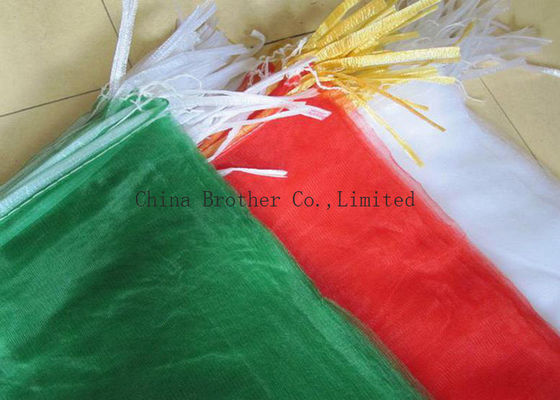 Large Plastic Reusable Industrial Mesh Bags Lightweight For Fruit And Vegetables