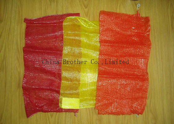 Custom PP Leno Mesh Bags , Eggplant Packing Mesh Food Bags Non - Toxic