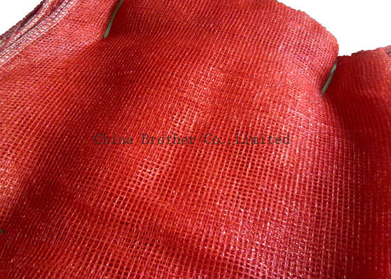 Custom PP Leno Mesh Bags , Eggplant Packing Mesh Food Bags Non - Toxic
