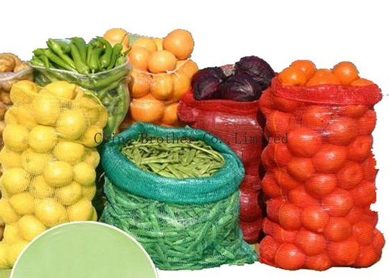 Custom Plastic Leno Mesh Reusable Bags For Fruit And Vegetables BRC Certification