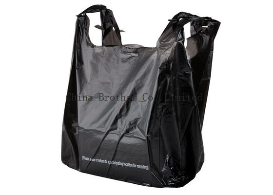 Printed Plastic Carrier Custom Printed Plastic Shopping Bags Poly T Shirt Shape
