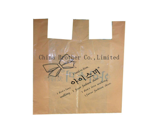 Laminated PE Colored Plastic Bags Waterproof For Retail Stores / Supermarket