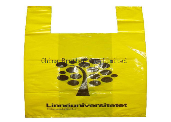 PE Recyclable Die Cut Plastic Bags , Personalized Plastic Grocery Bags