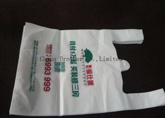 Printed Plastic Carrier Custom Printed Plastic Shopping Bags Poly T Shirt Shape