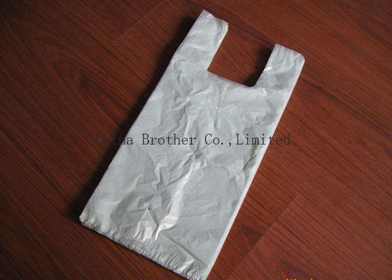 Colored Custom Printed Plastic Shopping Bags Ldpe / Hdpe Material With Handles