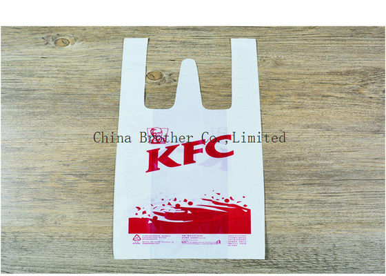 Garbage Custom Printed Plastic Shopping Bags Lightweight Large Capacity