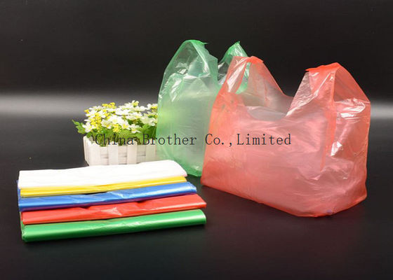 Printed Plastic Carrier Custom Printed Plastic Shopping Bags Poly T Shirt Shape