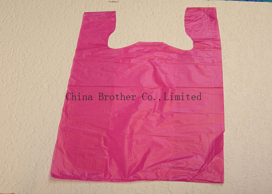 Waterproof Printed Plastic Shopping Bags , Die Cut Handles Grocery Shopping Bags