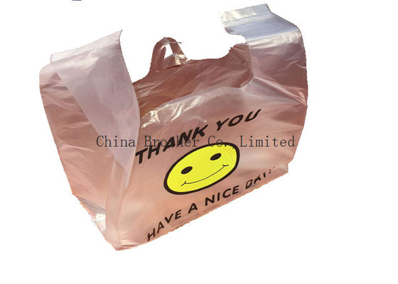 Shopping Custom Printed Plastic Bags , Clothes Packaging Plastic Packing Bags