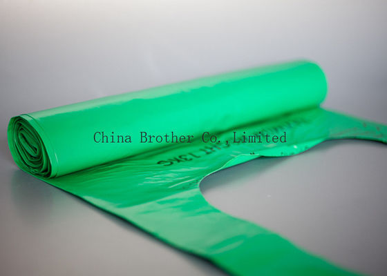 Colorful HDPE Handle T Shirt Plastic Bags , Grocery Store Plastic Bags  Vest Carrier