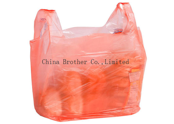 Heavy Duty Custom Printed Plastic Shopping Bags With Handles For Clothing / Garbage