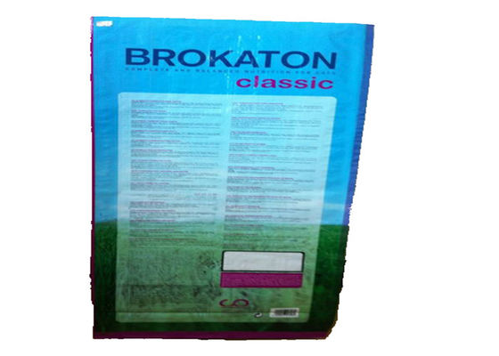 Double Folded PP Woven Polypropylene Feed Bags Gravure Printing Bopp Lamination