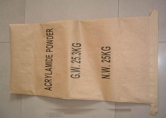 50kg Kraft Paper & Plastic Compound Sacks / Raphe Multiwall Paper Bags for Packing Chemicals