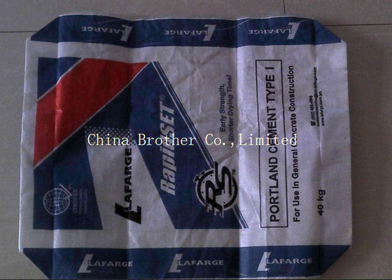 Black Plastic Valve Pack Bags Printed Anti - Slip Black Color For Packing Carbon