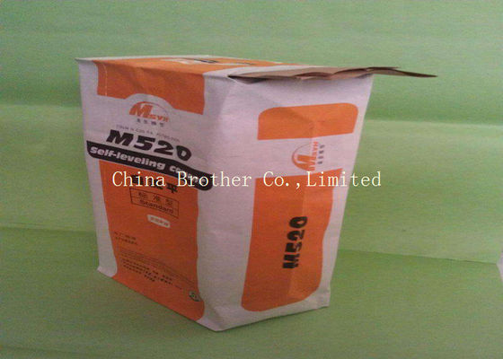 Durable Kraft Paper Valve Sealed Bags , Valve Sacks For Titanium Dioxide Packing