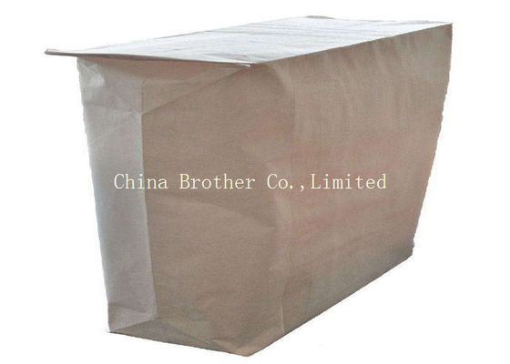 Durable Kraft Paper Valve Sealed Bags , Valve Sacks For Titanium Dioxide Packing