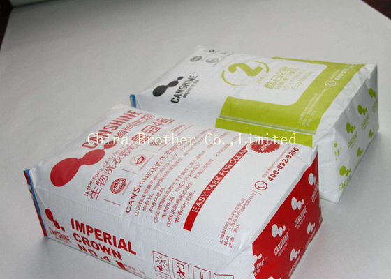 Plastic Valve Sacks For Chemicals , Laminated Block Bottom Valve Bag
