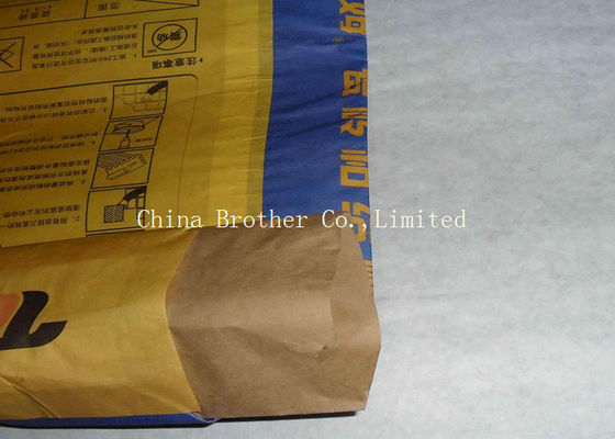 Construction Plastic Valve Bags Lightweight With Open Top / M Gusset
