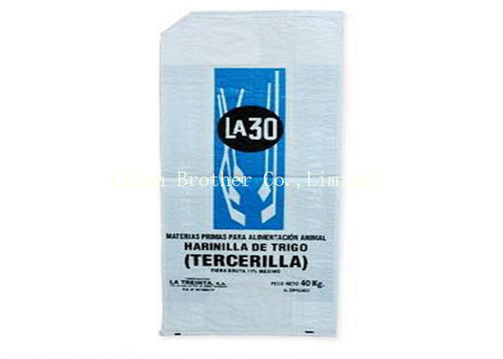 Construction Plastic Valve Bags Lightweight With Open Top / M Gusset