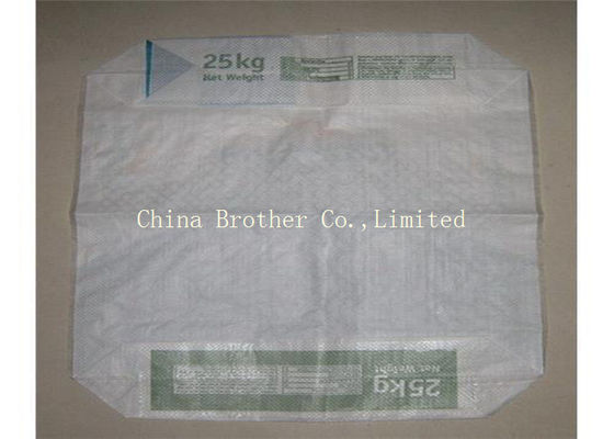 Surface Anti Slide Plastic Valve Bags Water Resistant For Foodstuff / Fertilizer