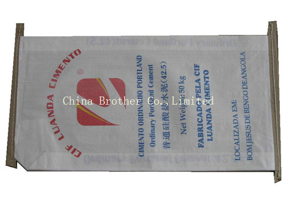 Plain Surface Plastic Valve Bags Long Valve Recyclable For Flour Packaging