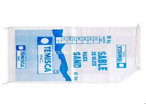 Industrial Sugar / Minerals Plastic Valve Bags With Open Top / M Gusset