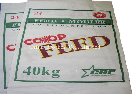 Packing Rice / Flour BOPP Laminated PP Woven Bags Temperature Resistant
