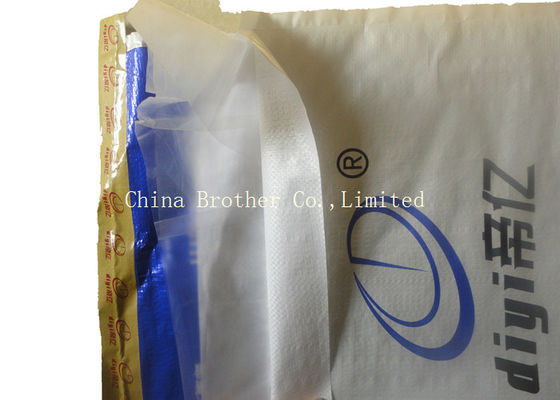 Moisture Proof BOPP Laminated PP Woven Bags Gravure Printing For Flour Packaging