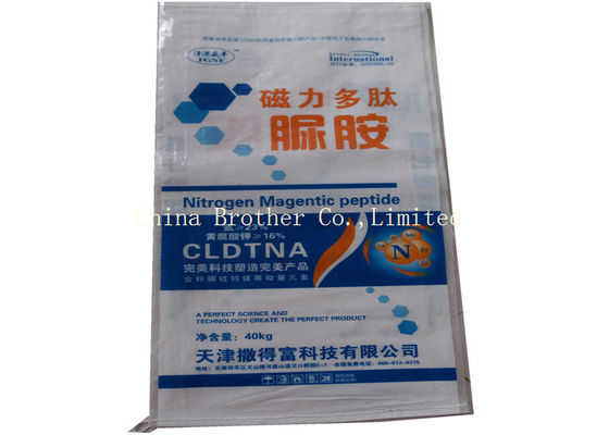 Moisture Proof BOPP Laminated PP Woven Bags Gravure Printing For Flour Packaging