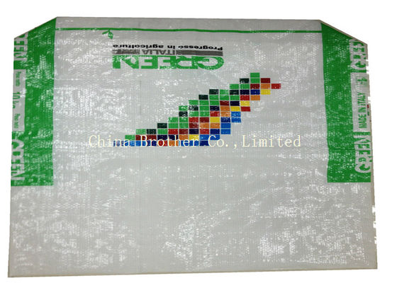 20KG Animal Feed Laminated Pp Woven Bag Gravure Printing With Block Bottom