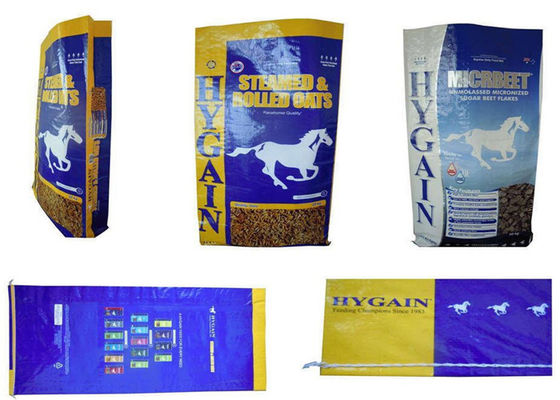 Waterproof Biodegradable PP Woven Laminated Bag Bopp Lamination Surface