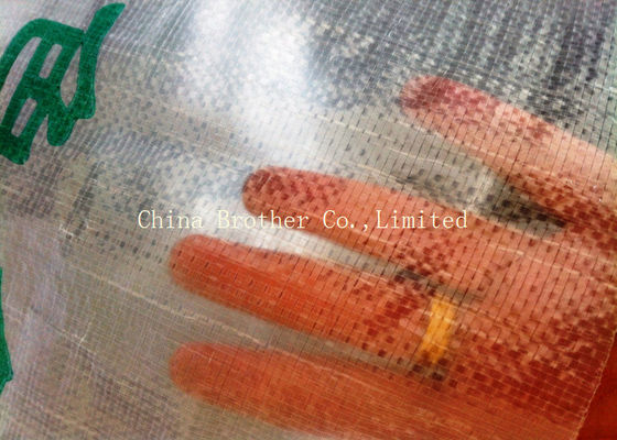Animal Feed PP Woven Sack Bags High Tensile Strength Anti - Slip Surface Dealing woven bag