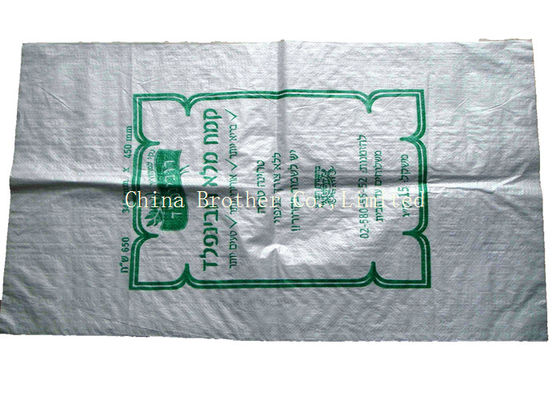 Waterproof PP Woven Sack Bags Single Stitched Breathable For Packing Melon Seeds