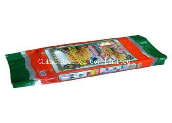High Tensile Strength PP Woven Rice Bag Bopp Lamination Surface For Packaging