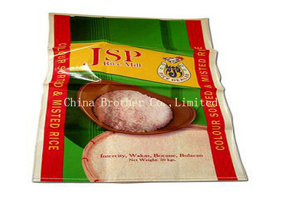 25Kg PP Laminated Rice Packaging Bag For Fertilizer