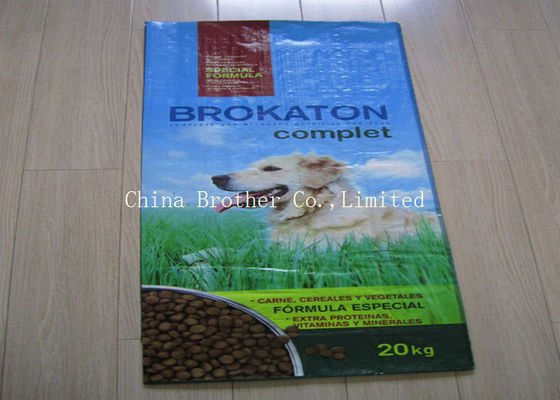 Kraft Paper Woven Polypropylene Feed Bags Customized High Tensile Strength