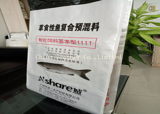 Kraft Paper Woven Polypropylene Feed Bags Customized High Tensile Strength