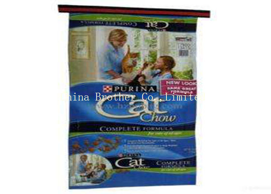 Moisture Proof Recyclable Bopp Printed Bags 20kg Load Cattle Feed Sack