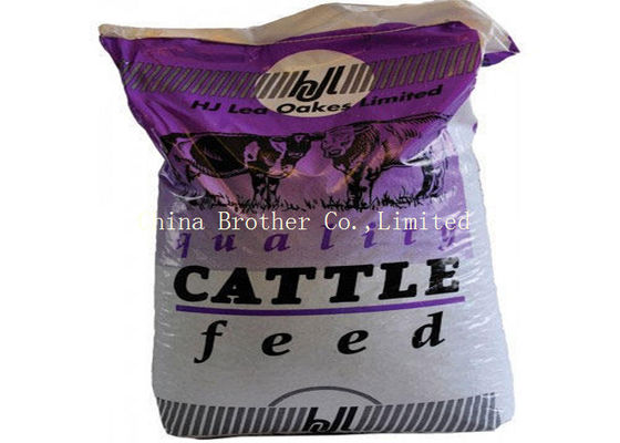 Moisture Proof Recyclable Bopp Printed Bags 20kg Load Cattle Feed Sack
