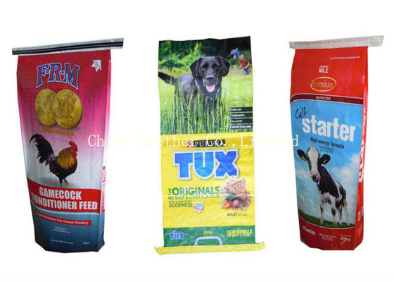 PP 50 Lb Poultry Feed Bags 25kg For Cattle