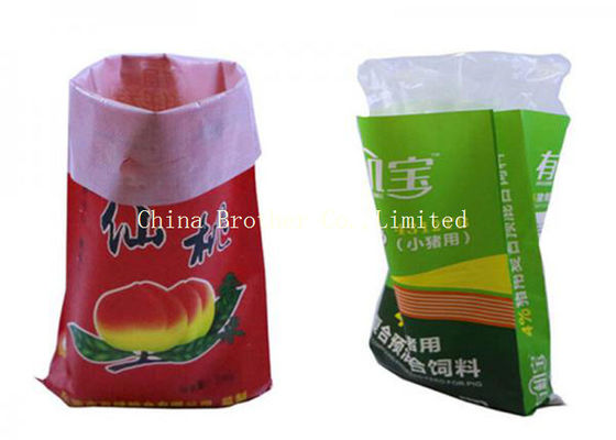 Reusable Bopp Film Woven Polypropylene Feed Bags Waterproof Gravure Printing