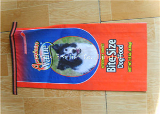 Breathable Durable Woven Polypropylene Feed Bags 30kg Load Bopp Lamination