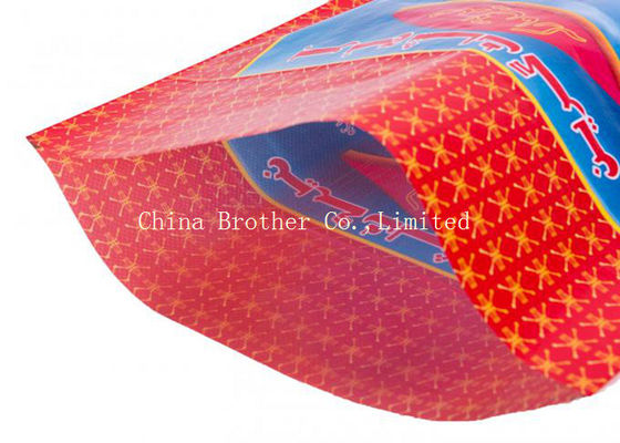 Poultry PP Woven Polypropylene Feed Bags Custom Size 50kg Recyclable Moisture Proof