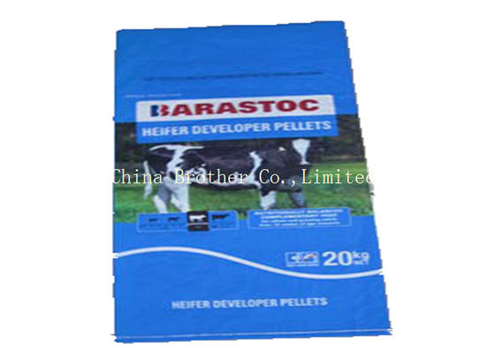 Bopp Laminated PP Woven Horse Feed Bag Custom Packing For Animal Feed
