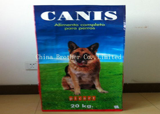 Durable Flexo Printed Animal Feed Bags , Fertilizer Woven Pp Sacks For Seed