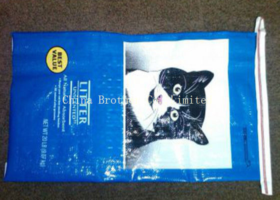 Woven Polypropylene Poly Feed Bags With Customized Printing 25kg - 50kg